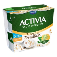 Bífidus ACTIVIA DANONE cereales 0% pack 4x115 g