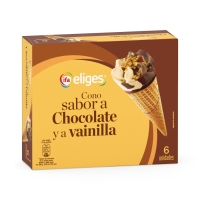 Helado cono vainilla choco IFA ELIGES 6x76 g