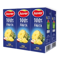 Zume JUVER 100% froita ananás-mazá-uva lote 6x200 ml