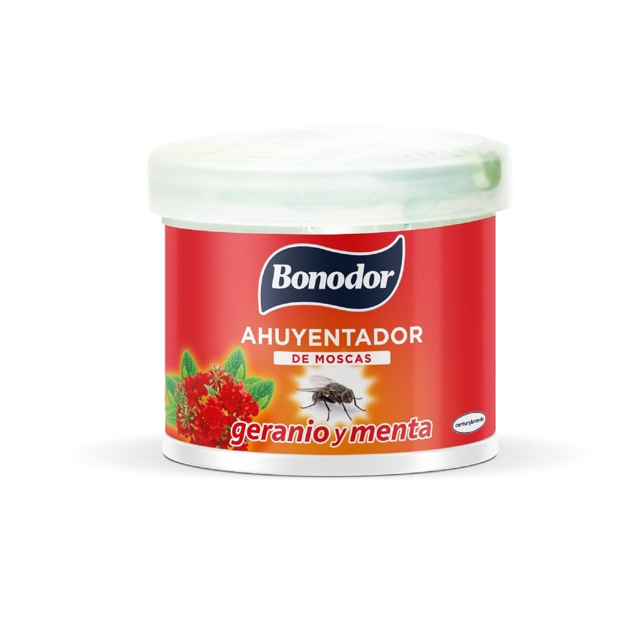 Gel ahuyentador de moscas BONODOR geranio y menta 75 g
