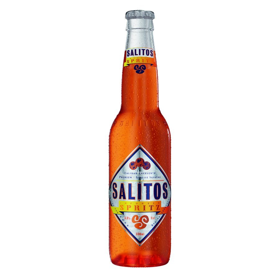 Bebida refrescante con alcohol SALITOS Spritz botella 33 cl