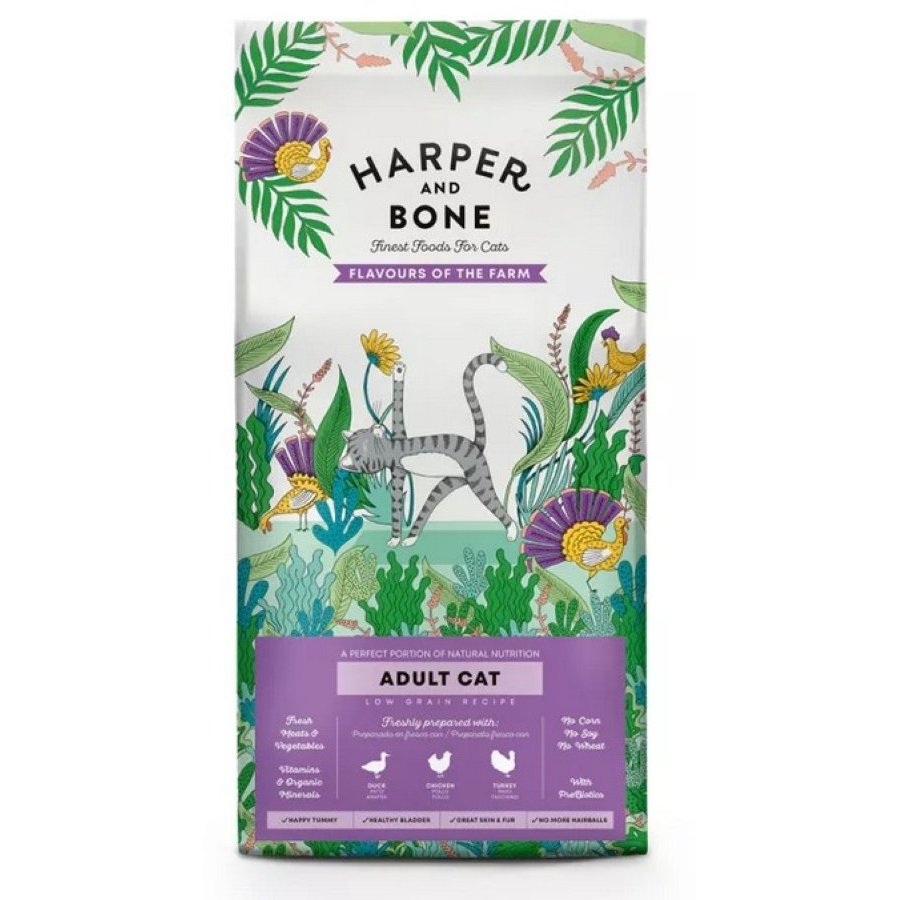 Alimento para gato adulto HARPER&BONE Flavours Farm 800 g