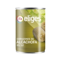 Corazóns de alcachofa IFA ELIGES 10/12 lata 240 g pne.