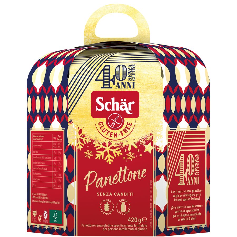 Pannetone sin gluten SCHAR 420 g