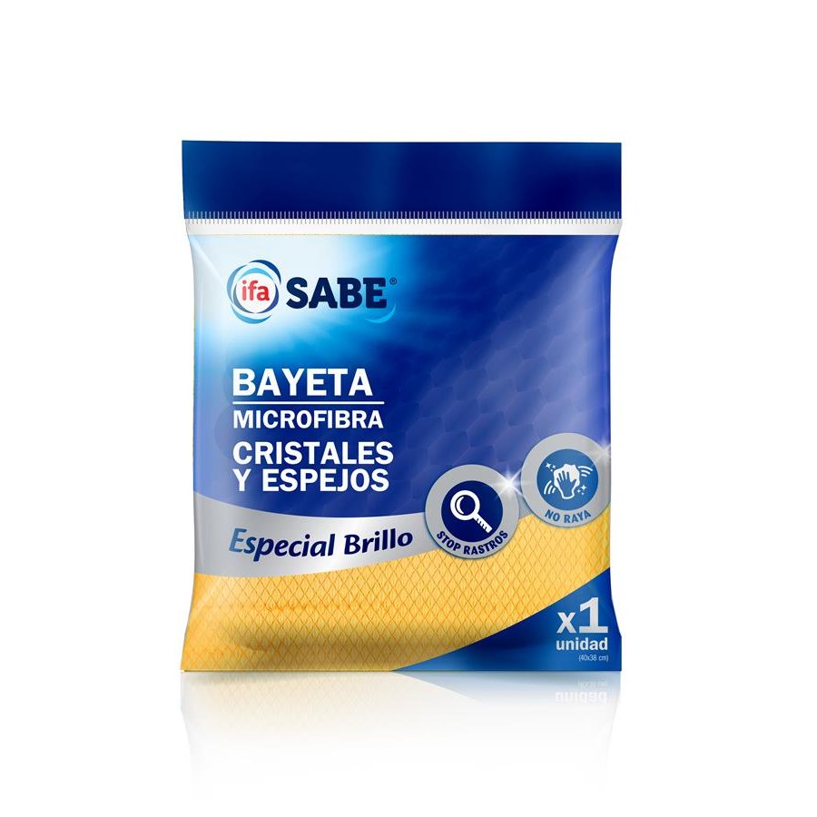 Bayeta microfibra cristales y espejos IFA SABE