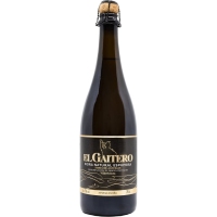 Sidra EL GAITERO etiqueta negra botella 75 cl