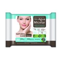 Toallitas desmaquillantes agua micelar SALUSTAR piel sensible 20 unidades