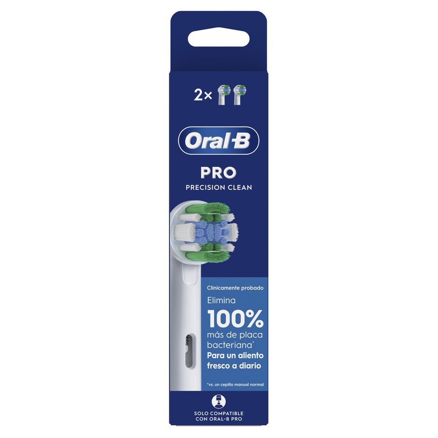 Recambio cepillo eléctrico ORAL-B precision clean pack 2 unidades