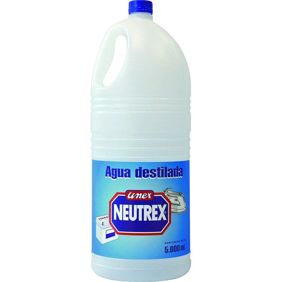 Agua desmineralizada/desionizada UNEX 5 l