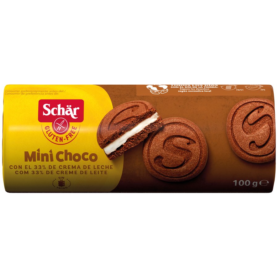 Galleta mini choco sin gluten SCHAR 100 g