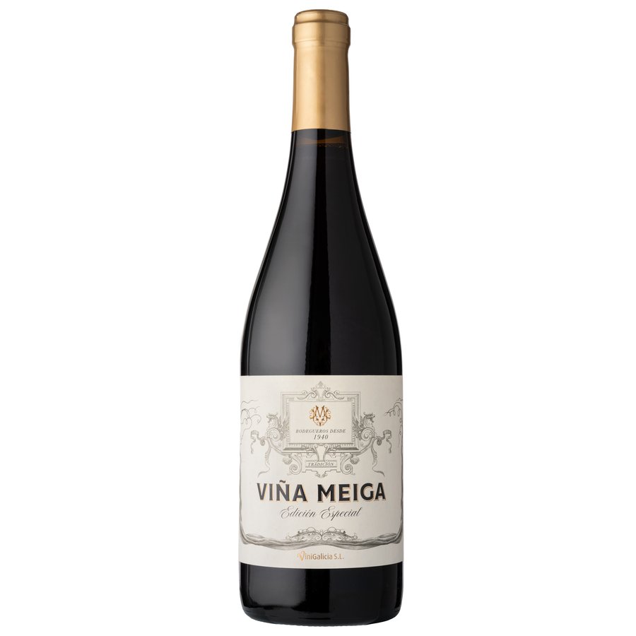 Vino tinto de mesa VIÑA MEIGA botella 75 cl
