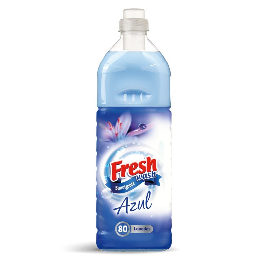 Suavizante concentrado fresh wash azul 80 lavados 2 l