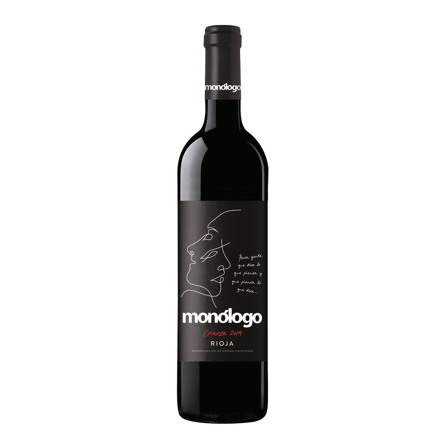 Vino tinto D.O.Ca.Rioja MONOLOGO Crianza botella 75 cl