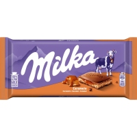 Chocolate recheo caramelo MILKA libra 100 g