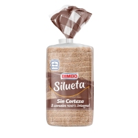 Pan molde BIMBO 8 cereales integral sin corteza 450 g