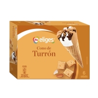 Helado cono de turrón IFA ELIGES 6X76 g