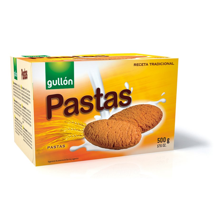 Pastas GULLON receta tradicional caja 500 g