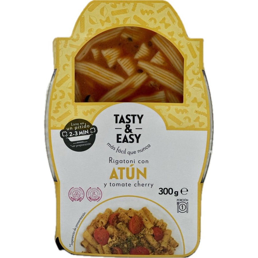 Rigatoni con atún y tomate cherry TASTY&EASY 300 g