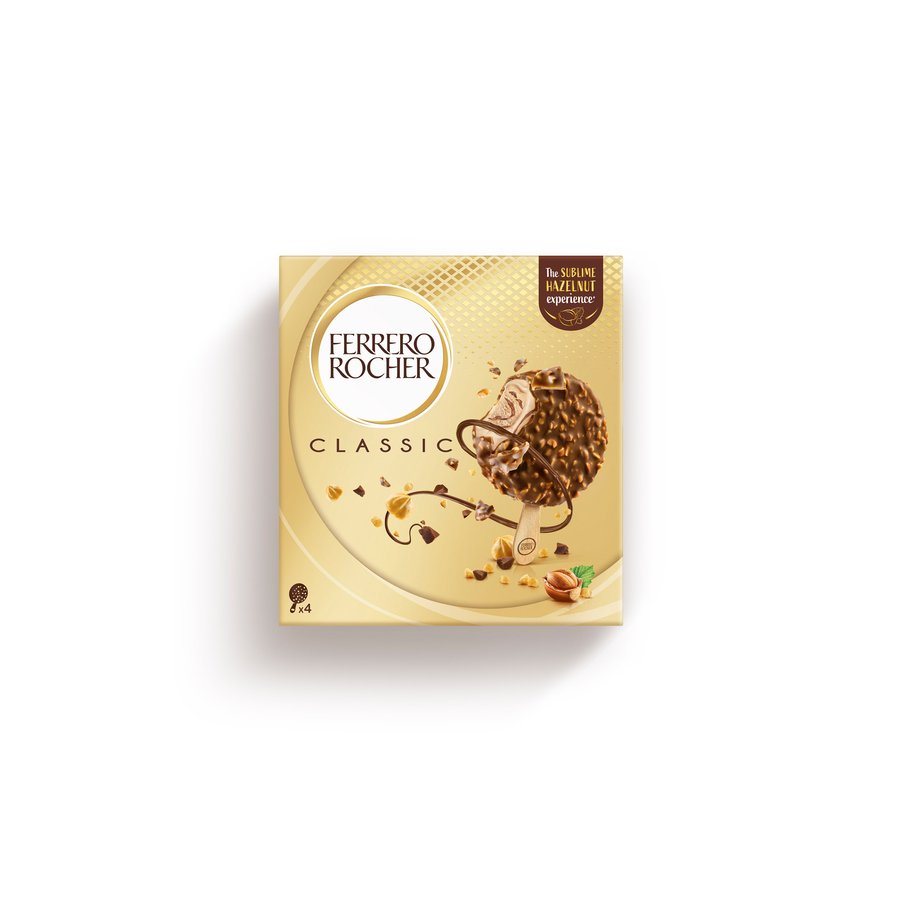 Helado bombón FERRERO ROCHER Classic 4 unidades 200 g