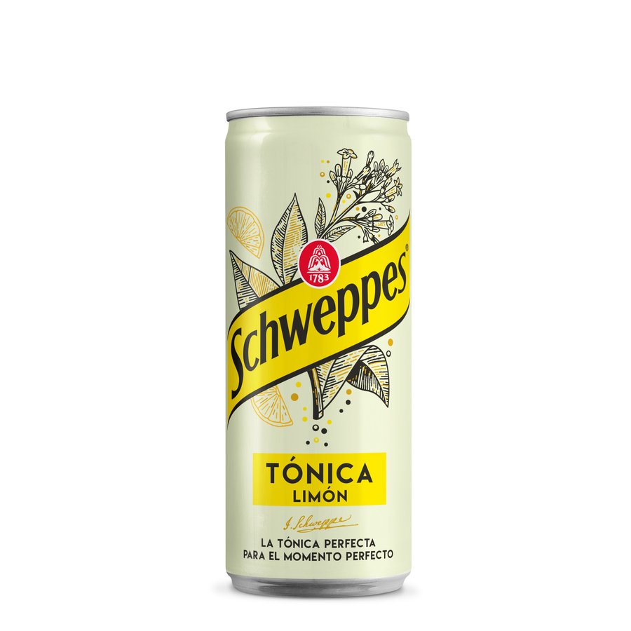 Tónica SCHWEPPES limón lata 330 ml