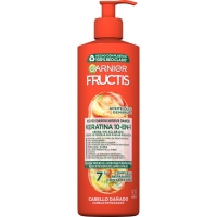 Crema sin aclarado GARNIER FRUCTIS keratina 10 en 1 400 ml