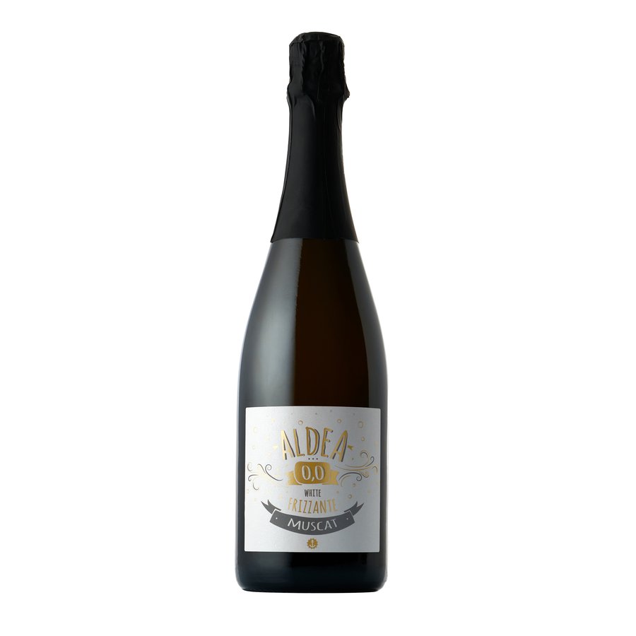 Bebida de uva blanca sin alcohol Frizzante ALDEA 0,0% botella 75 cl