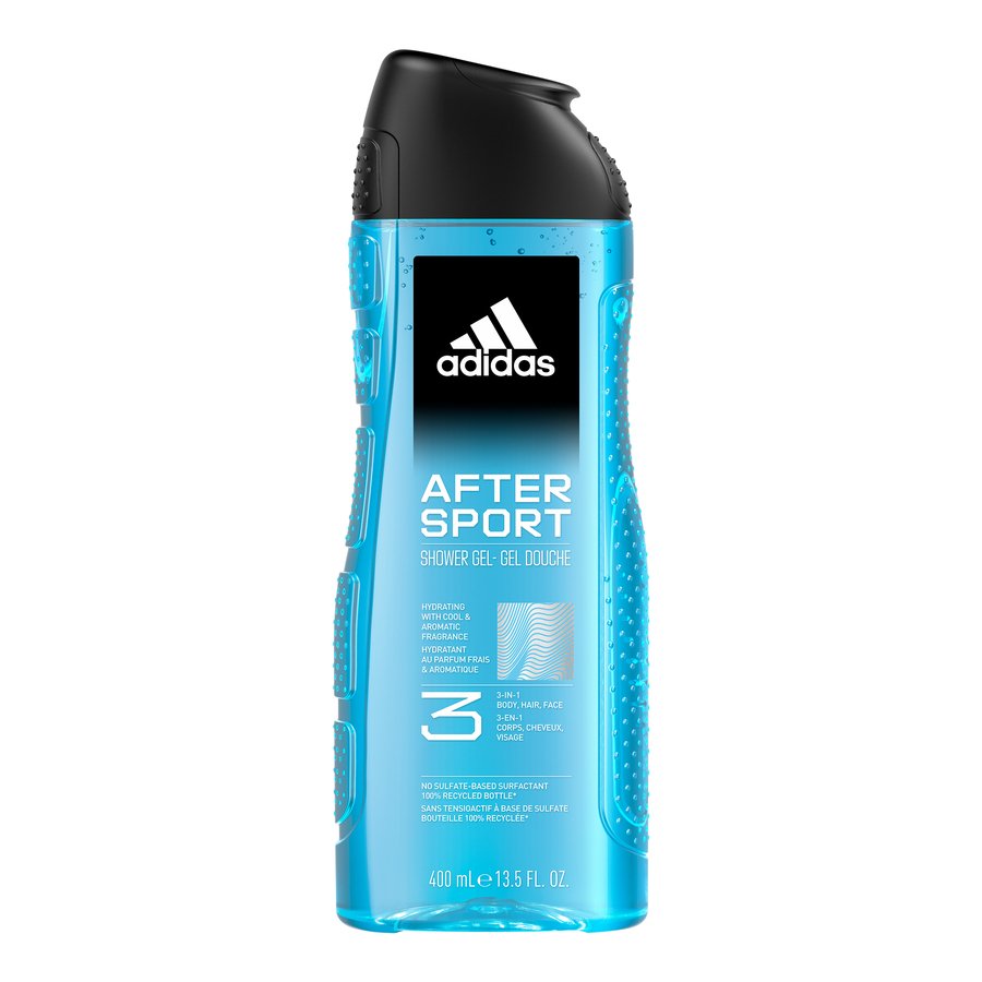 Gel de ducha ADIDAS After Sport 3 en 1 400 ml