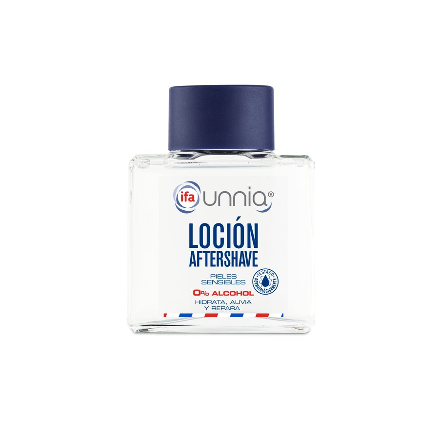 Loción aftershave piel sensible 0% IFA UNNIA 125 ml