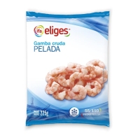 Gamba pelada pequena conxelada IFA ELIGES 55/110 225 g pn.