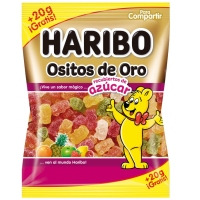 Caramelos goma HARIBO Ositos de Oro azúcar 150 g+20 g gratis