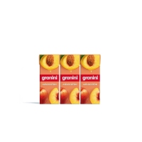 Bebida melocotón a base de zumo GRANINI mini brik 3x200 ml