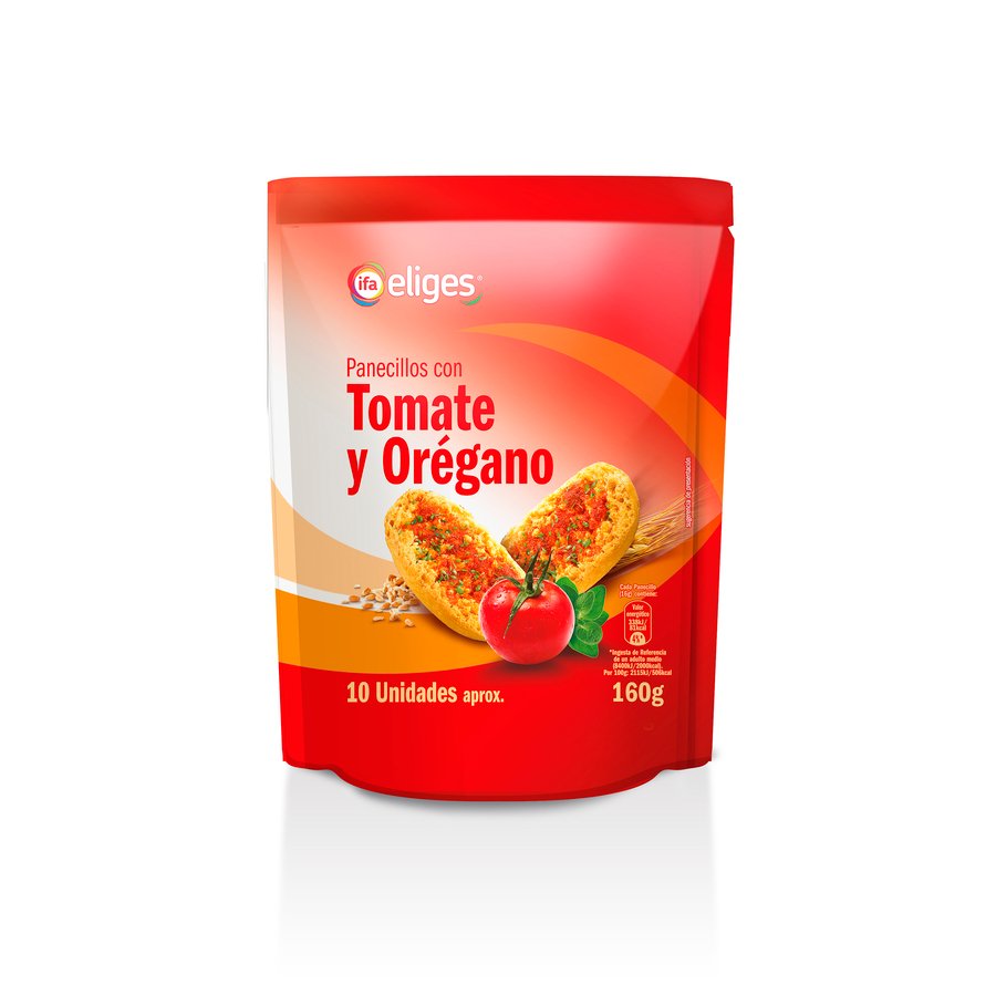 Panecillos tomate y orégano IFA ELIGES 160 g