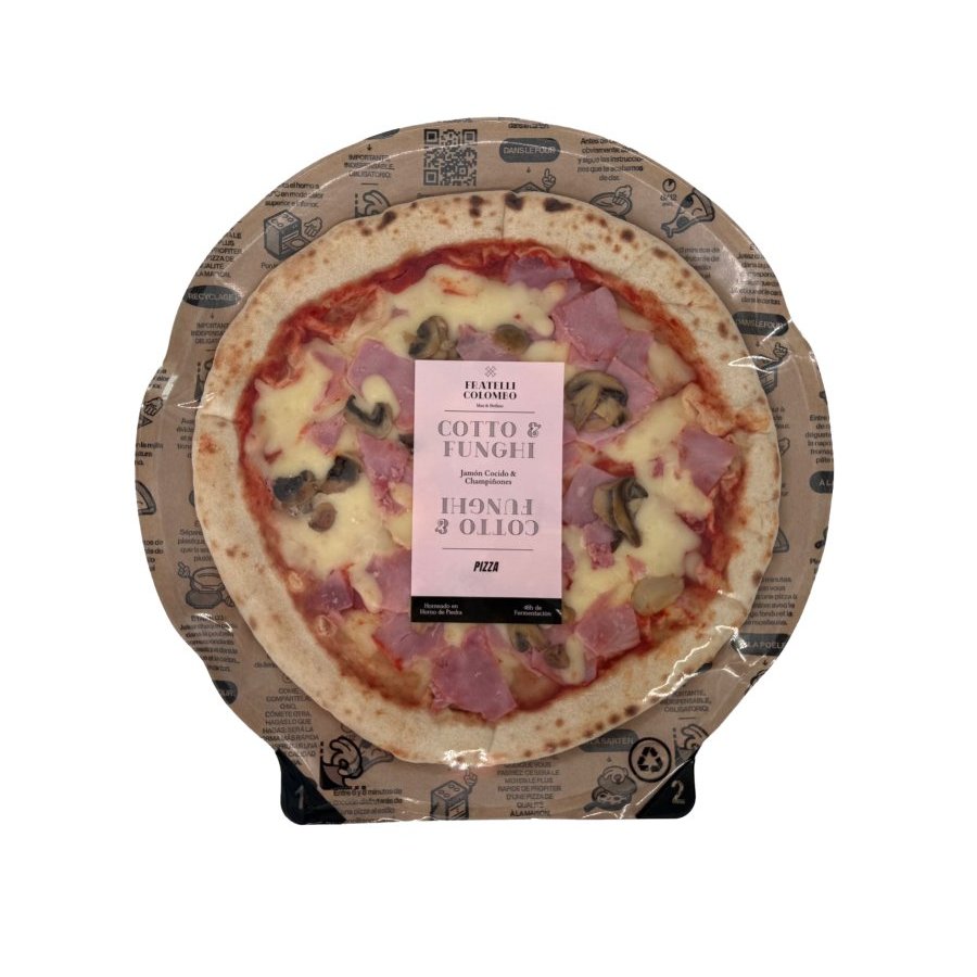 Pizza fresca FRATELLI COLOMBO Cotto & Funghi 450 g