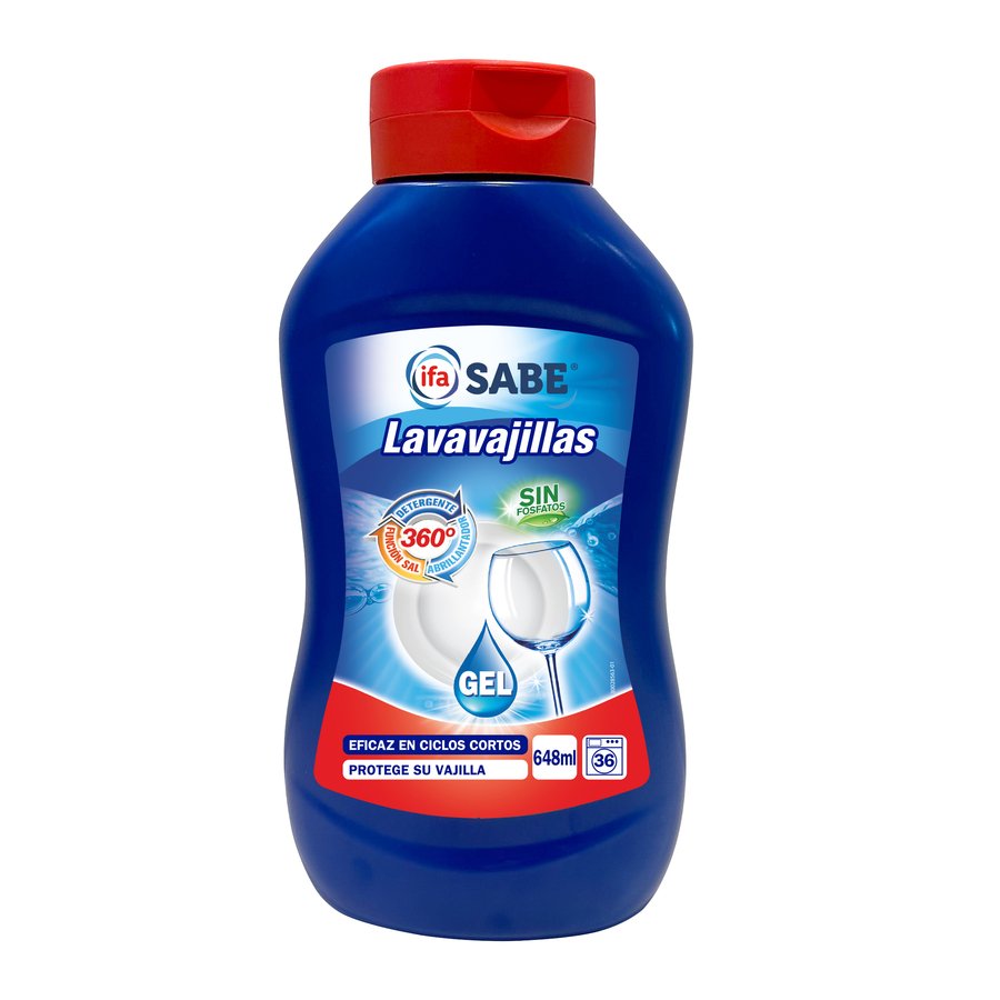 Lavavajillas máquina gel IFA SABE 36 lavados 648 ml