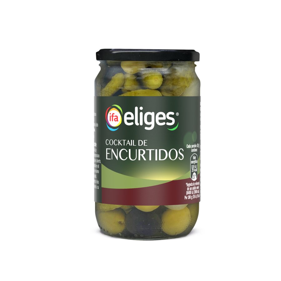 Cocktail encurtidos IFA ELIGES frasco 370 g pne