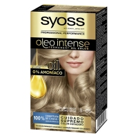 Tinte permanente sin amoníaco SYOSS rubio beige 8-05
