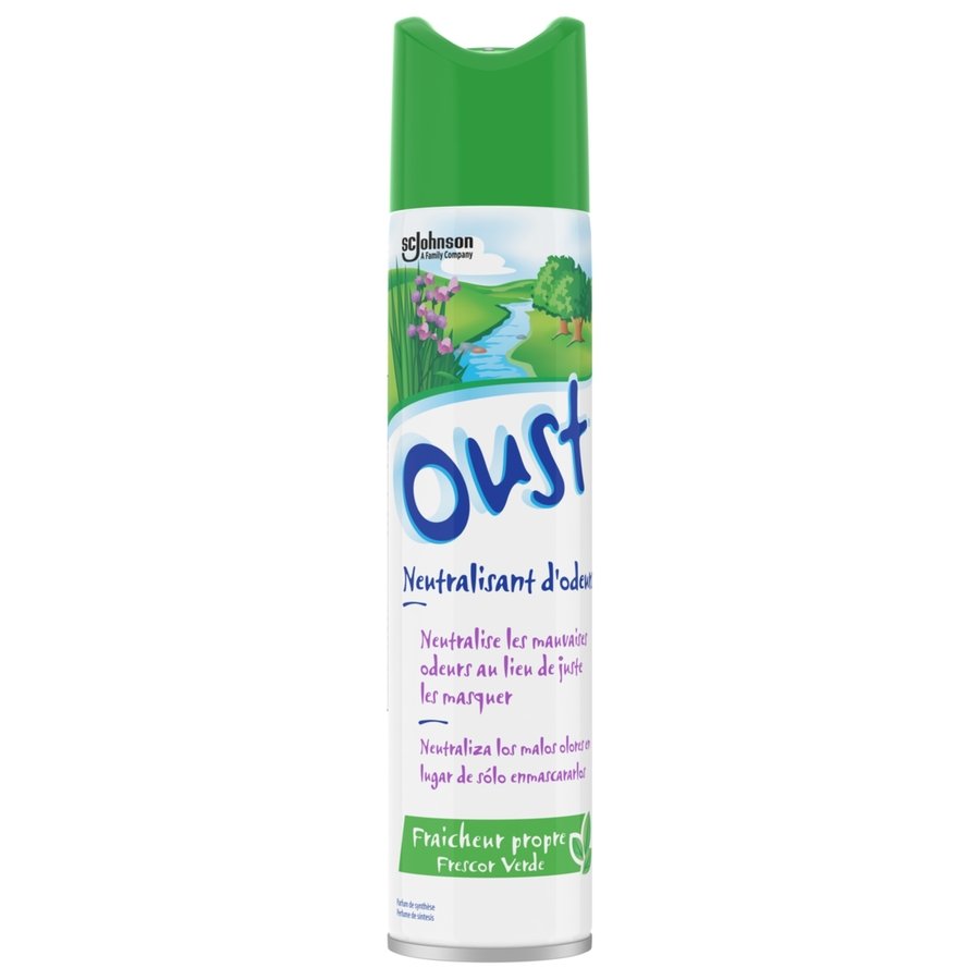 Purificador OUST aerosol frescor verde 300 ml