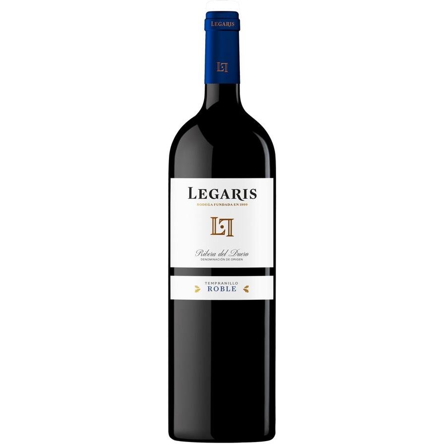 Vino tinto D.O.Ribera del Duero LEGARIS Roble botella 75 cl