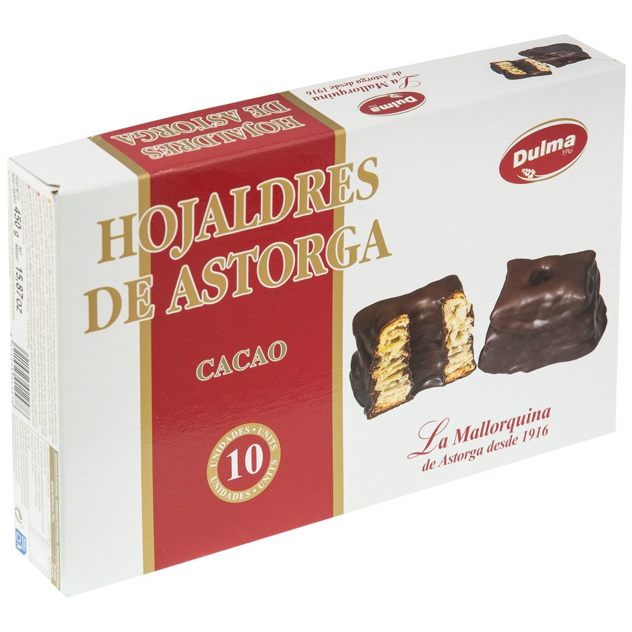 Hojaldres Astorga cacao LA MALLORQUINA 400 g