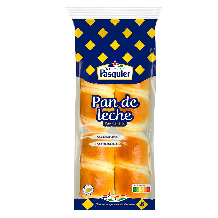 Pan de leche PASQUIER 8 unidades 280 g