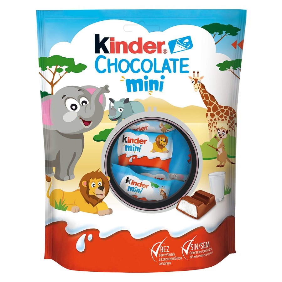 Barritas chocolate KINDER Mini 120 g