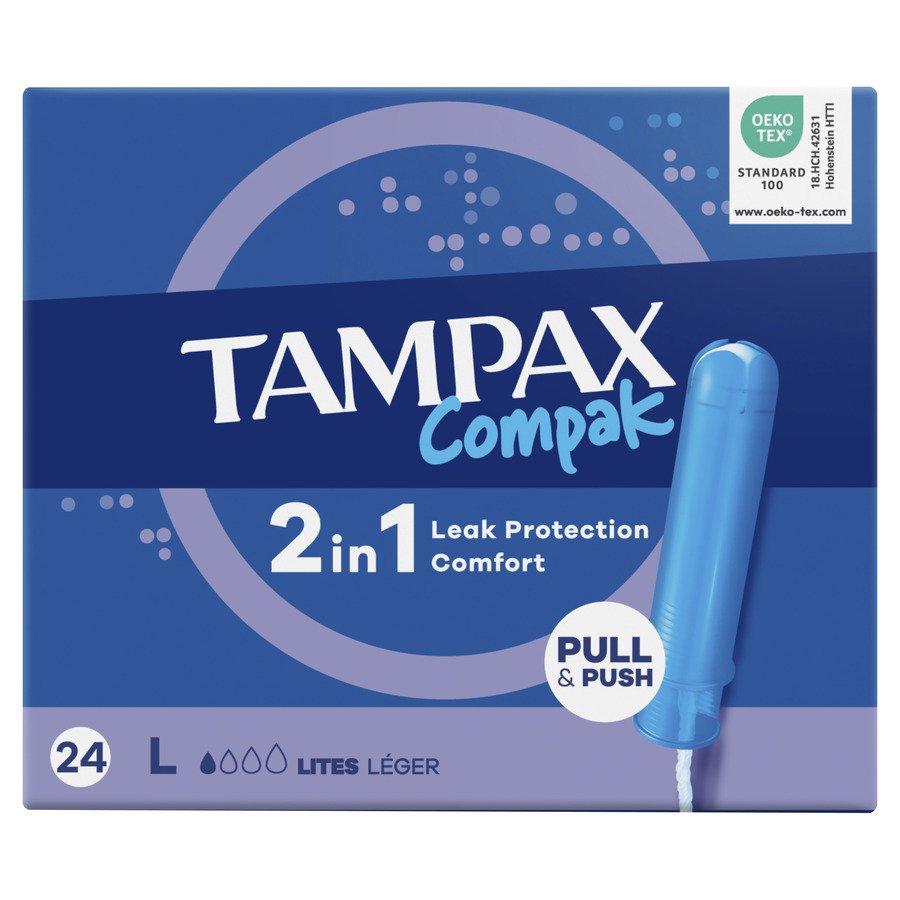 Tampones TAMPAX Compak Lites 24 unidades