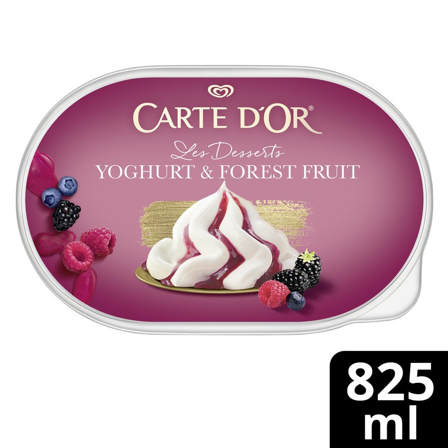 Helado CARTE D'OR Les Desserts yogur-frutos del bosque 480 g