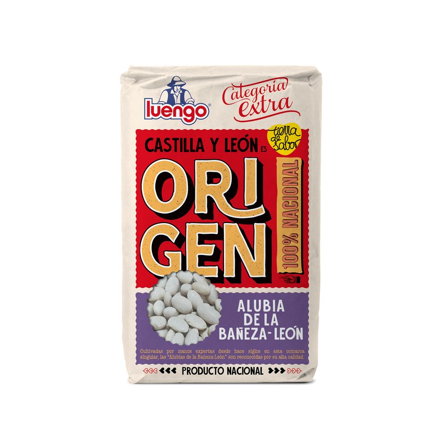 Alubia riñón LUENGO Origen IGP La Bañeza 1 kg