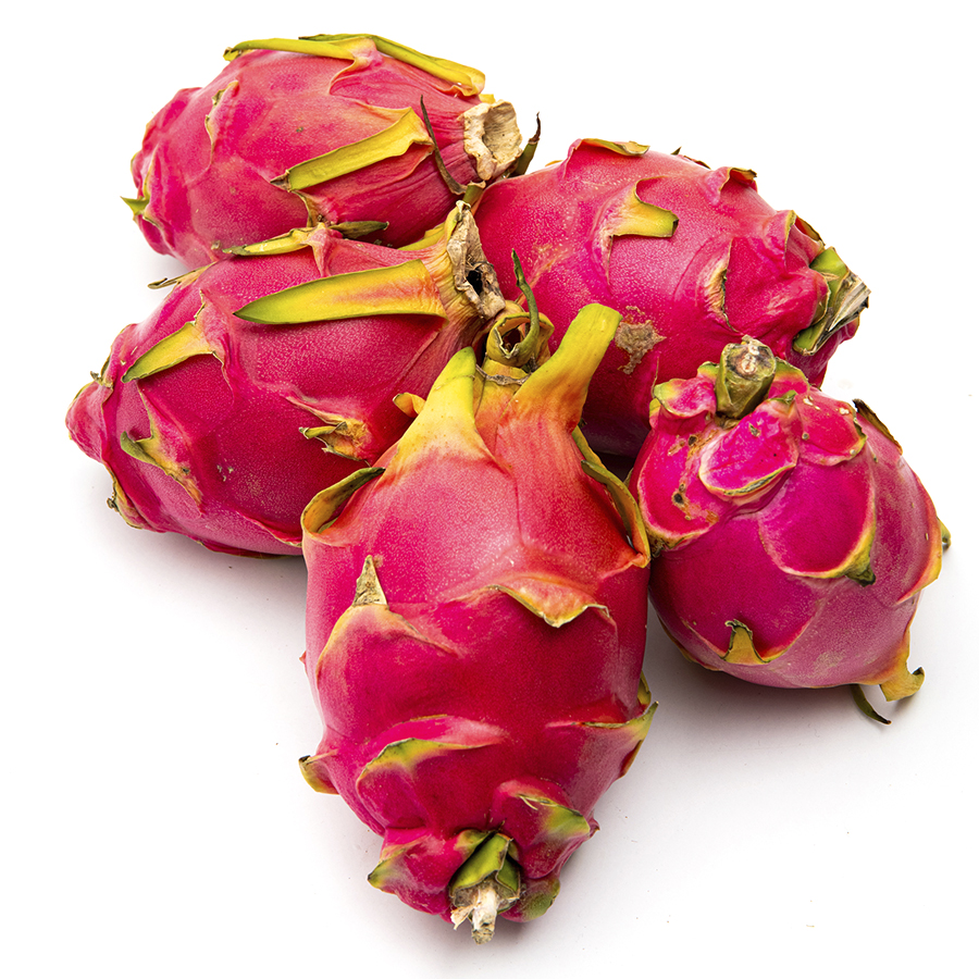 Pitahaya roja carne blanca (pieza min 400 g) unidad