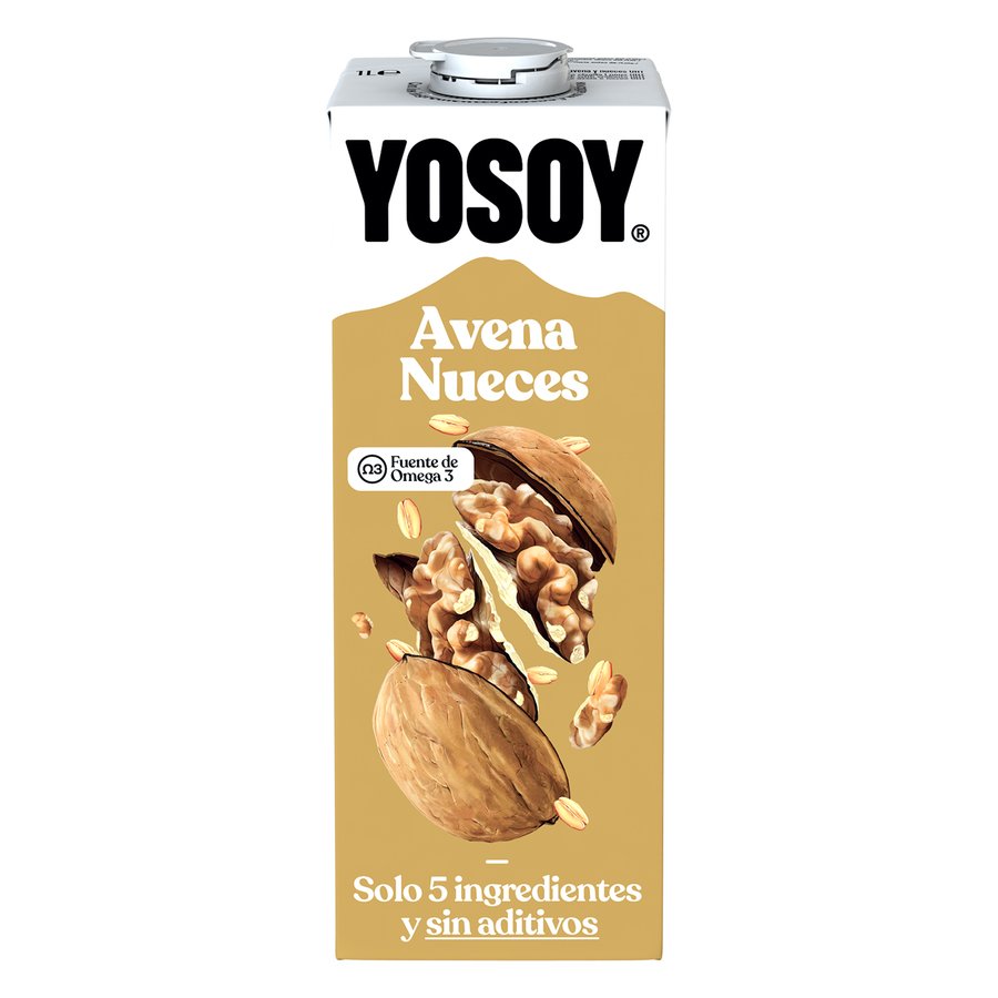 Bebida de avena nueces YOSOY brik 1 l
