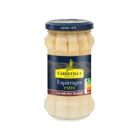 Espárragos brancos CARRETILLA curtos extra frasco 110 g pne.