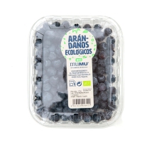Arándanos ecológicos categoría 1ª calibre 12 mm+ bandeja 125 g