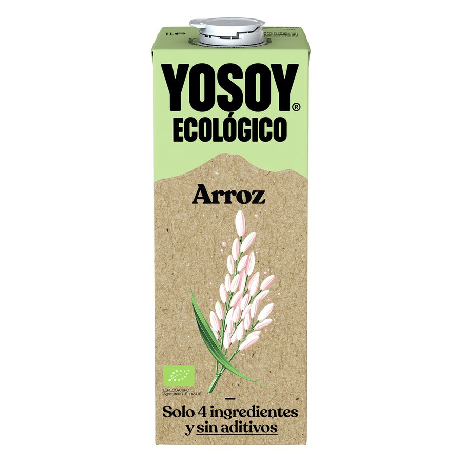 Bebida de arroz YOSOY Ecológico brik 1 l