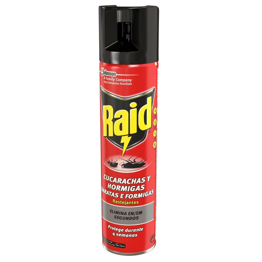 Insecticida RAID cucarachas y hormigas spray 400 ml